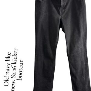 Old Navy black Bootcut Jeans